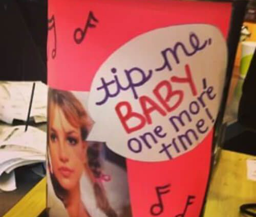 Tip me, baby, one more time